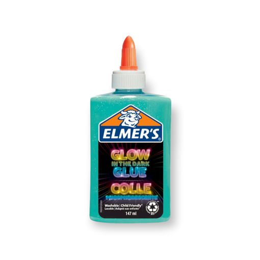 Picture of ELMERS GLOW IN THE DARK GLUE 147ML BLUE
